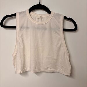 Skims Boyfriend Cropped Tank - Marble